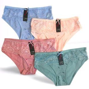 Vision Intimate Panties, 4 Pair, Size S